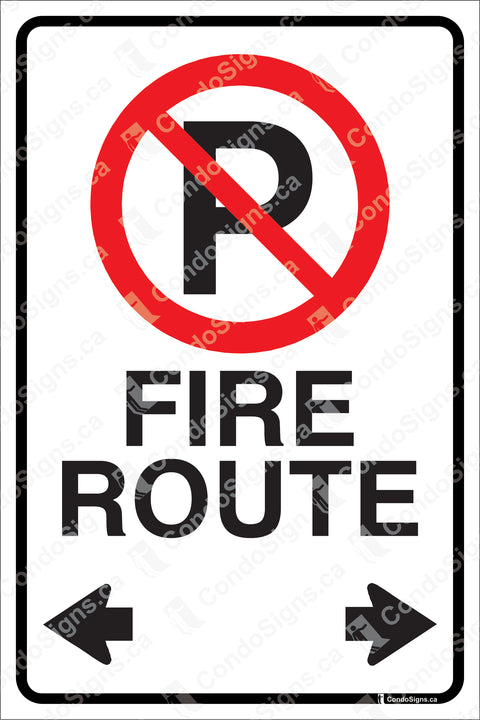 FIRE ROUTE , BOTH ARROWS
