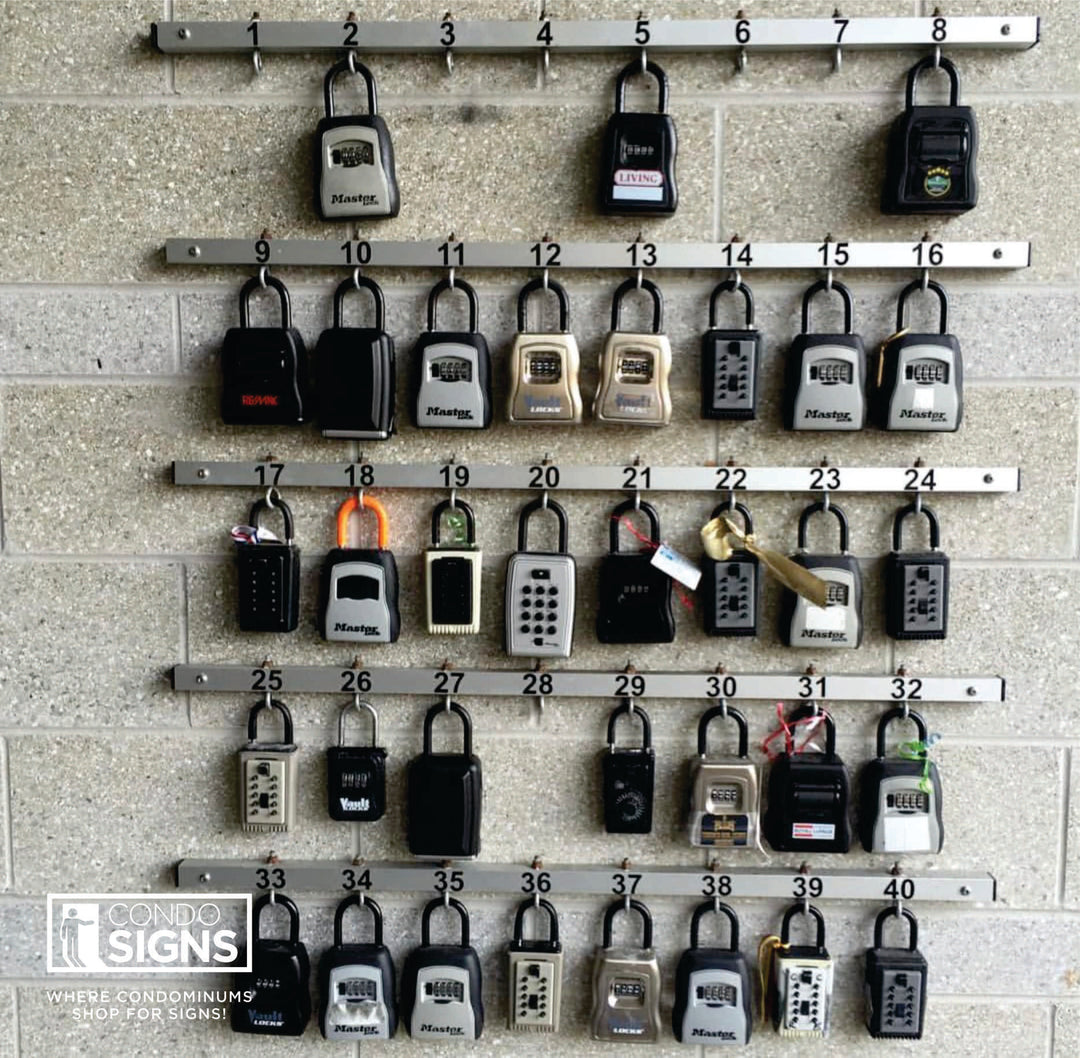 Multiple Lockboxes Realtor Lockbox Bars – The CondoSigns Store