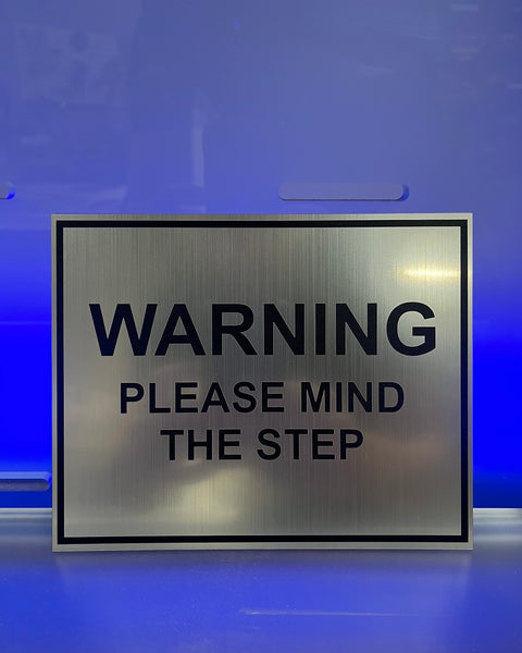 Warning, Please Mind the Step (7.5" x 6")