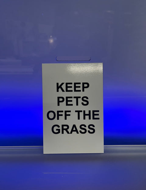 Keep Pets Off Grass