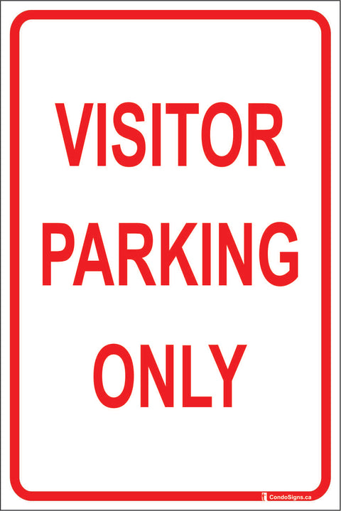 Visitor Parking Only