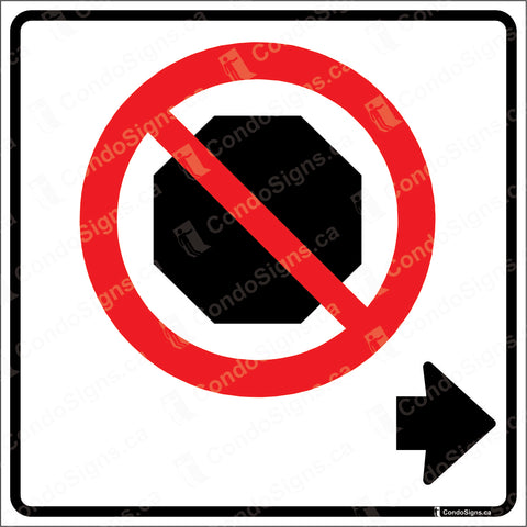 No Standing, With Arrows