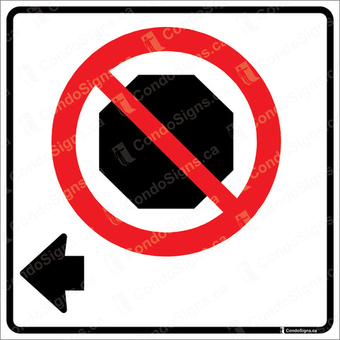 No Standing, With Arrows