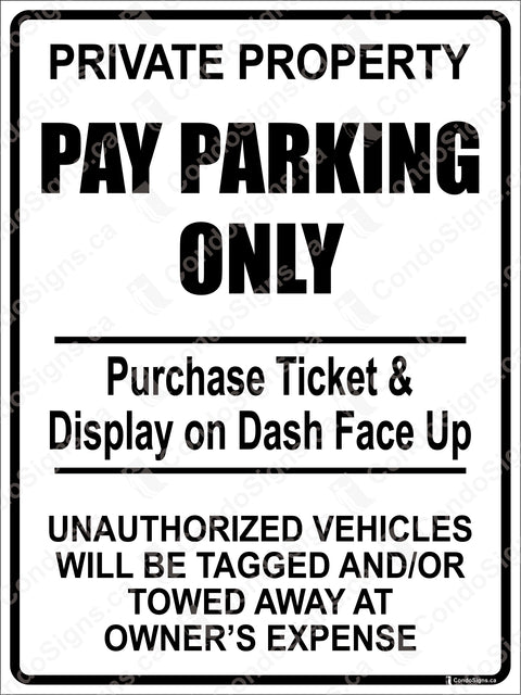 Pay Parking Only