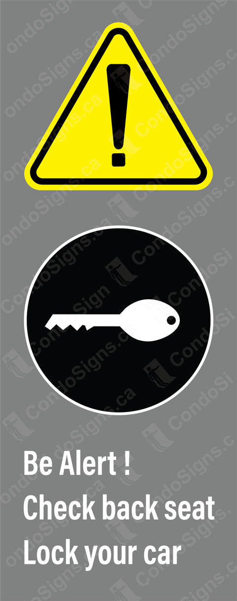 Be Alert ! Check Back Seat Lock Your Car