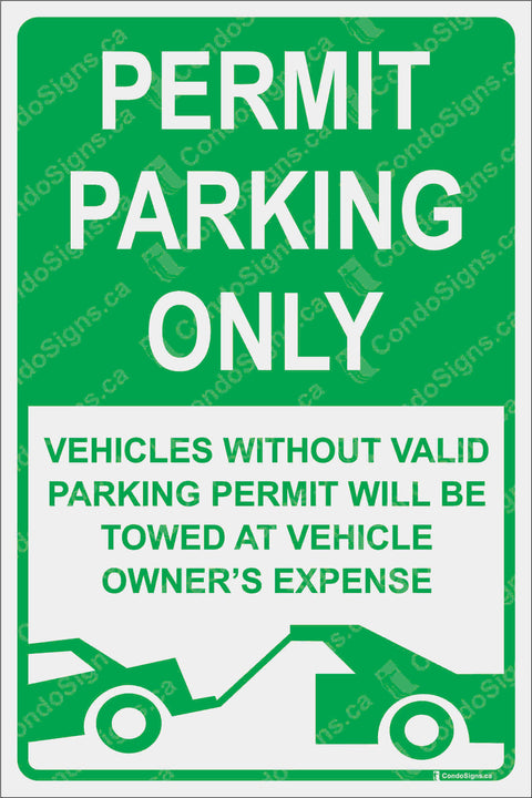 Permit Shop Store PERMIT PARKING ONLY – The CondoSigns Store