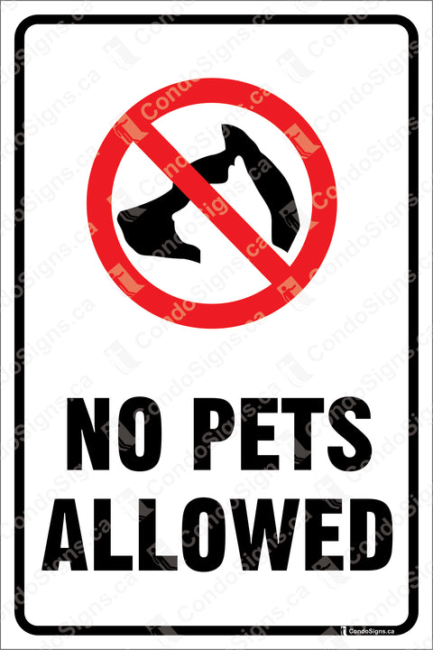 NO PETS ALLOWED