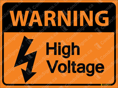 Warning: High Voltage