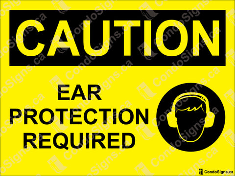 CAUTION- EAR PROTECTION REQUIRED