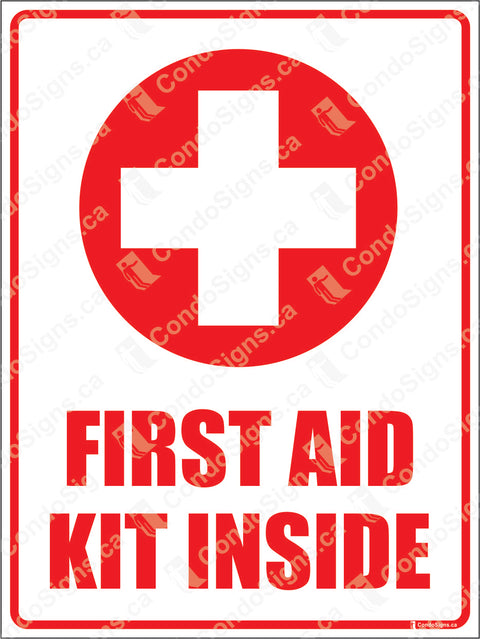 FIRST AID KIT INSIDE