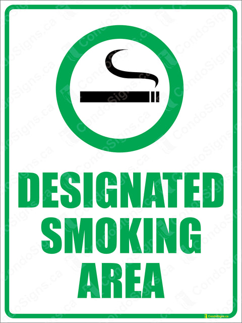 DESIGNATED SMOKING AREA