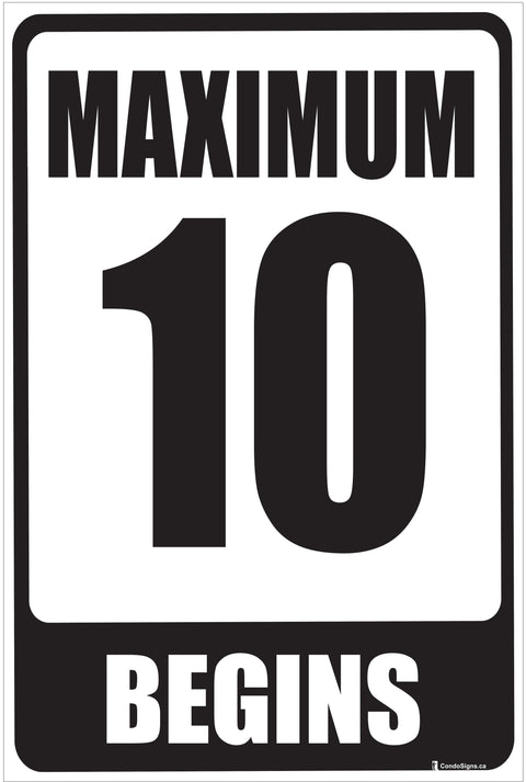 Maximum 10 km/h Begins