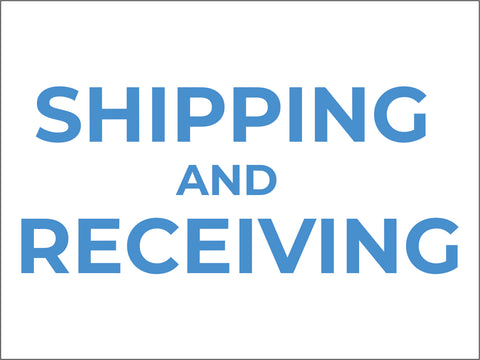 Shipping and Receiving